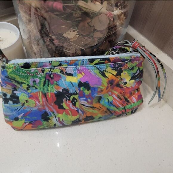 HOBO BRAND Colorful Floral Crossbody Handbag - Picture 2 of 6